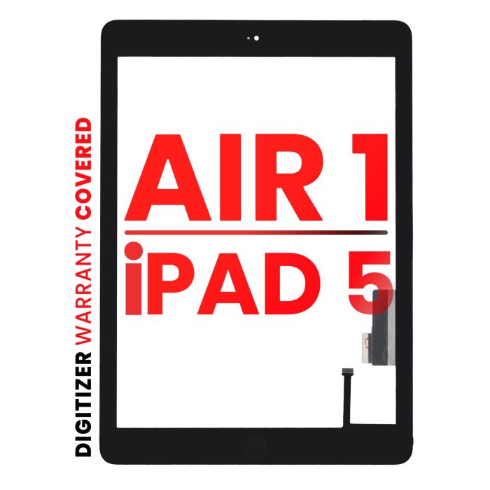 Digitizer für iPad Air 1/ iPad 5 (Aftermarket Pro XO7) (Schwarz)