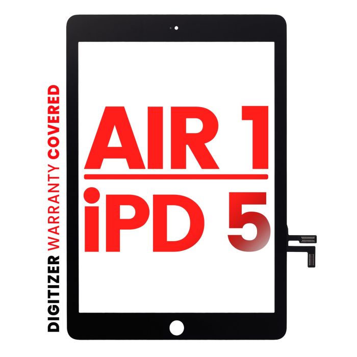 Digitizer für iPad Air 1/ iPad 5 (No Home-Taste Installed) (Aftermarket Pro XO7)