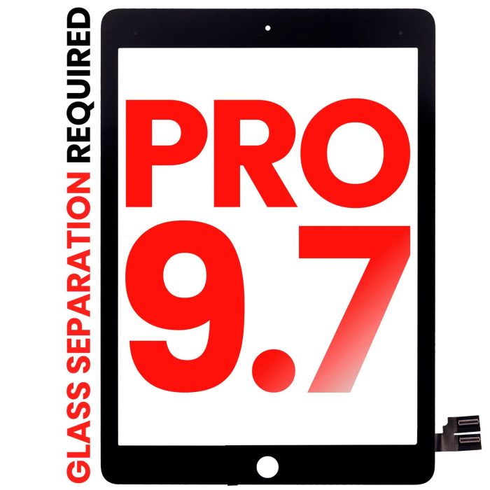 Digitizer für iPad Pro 9.7" (OCA vormontiert & Glas Separation Required)
