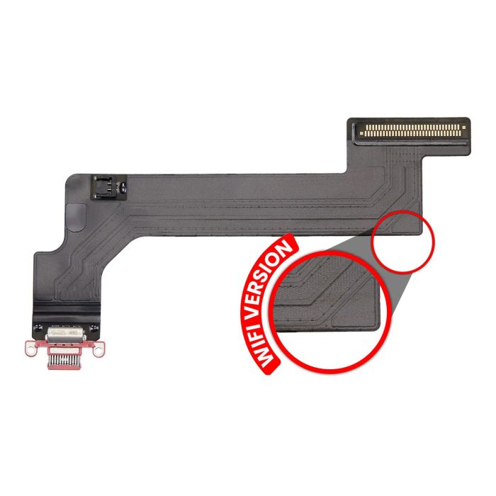 Ladebuchse Flexkabel für iPad 10 (2022) (WLAN nur) (Premium) (Pink)
