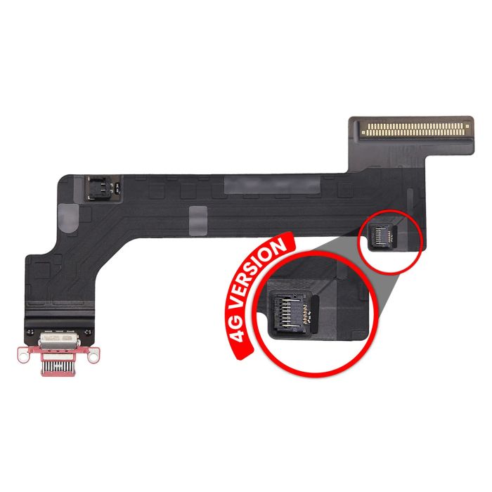 Ladebuchse Flexkabel für iPad 10 (2022) (Cellular) (Premium) (Pink)