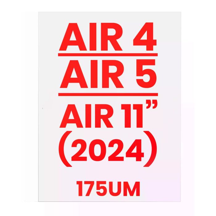 OCA Film Lamination für iPad Air 4 (2020)/ Air 5 (2022)/ Air 11" (2024) (175um)