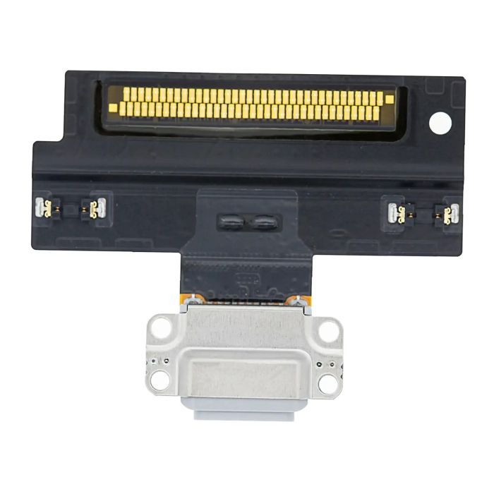 Ladebuchse Flexkabel für iPad Air 3 (Löten erforderlich) (Weiß) (Premium) (Weiß)