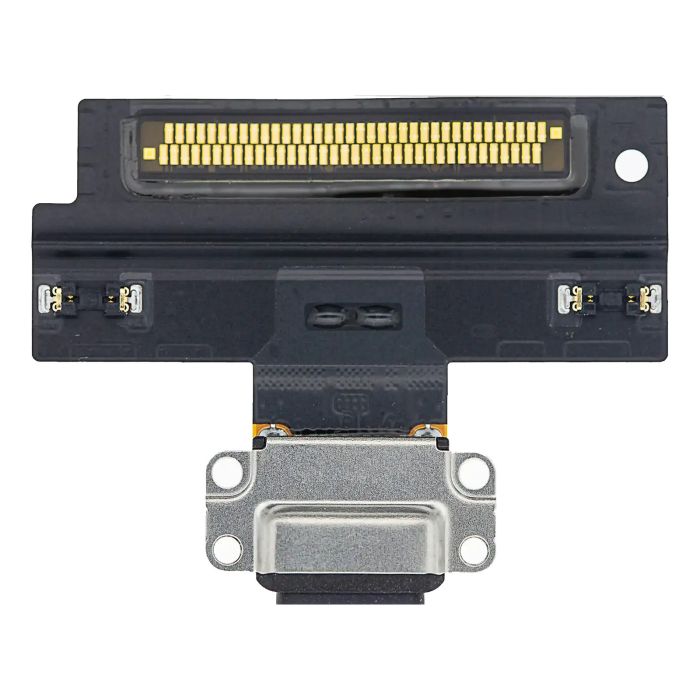 Ladebuchse Flexkabel für iPad Air 3 (Löten erforderlich) (Premium) (Schwarz)
