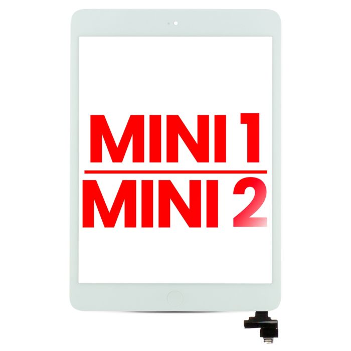 Digitizer mit IC Chip & Home-Taste vormontiert für iPad Mini 1/ iPad Mini 2