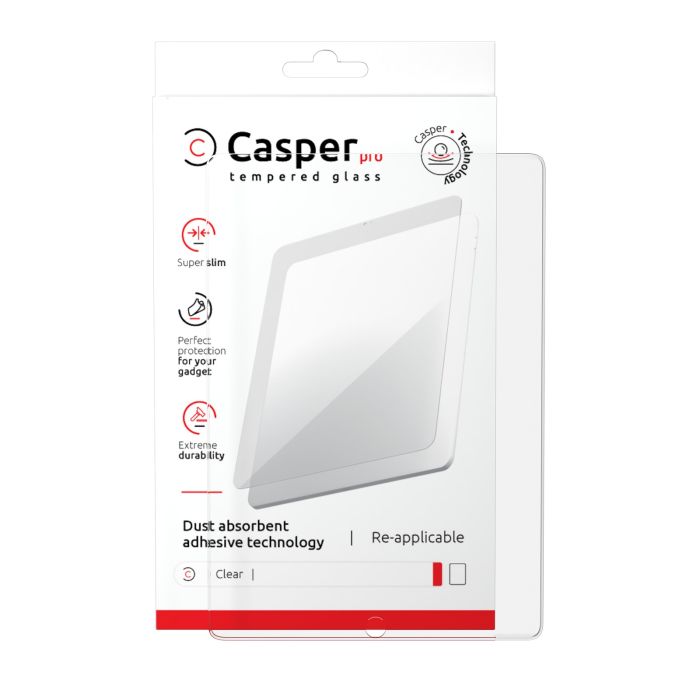 Casper Pro Displayschutzglas für iPad 10 (2022)/ iPad 11 (2025) (Transparent)