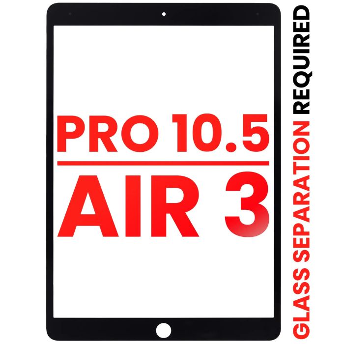 Frontglas nur für iPad Pro 10.5"/ iPad Air 3 (Schwarz)