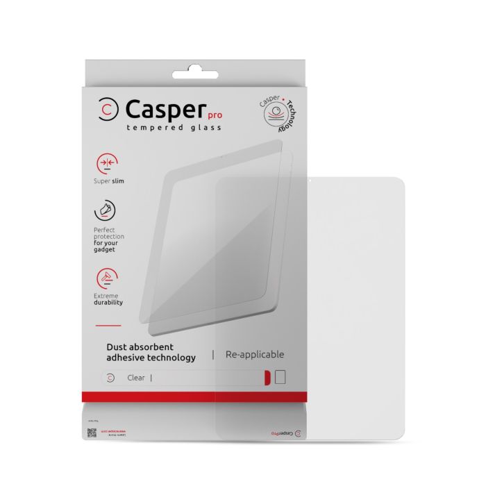 Casper Pro Displayschutzglas für iPad Pro 13" (2024) (Transparent)