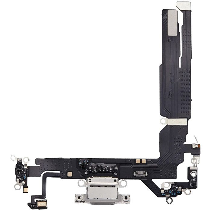 Ladebuchse Flexkabel für iPhone 17 (Aftermarket Plus) (Weiß)