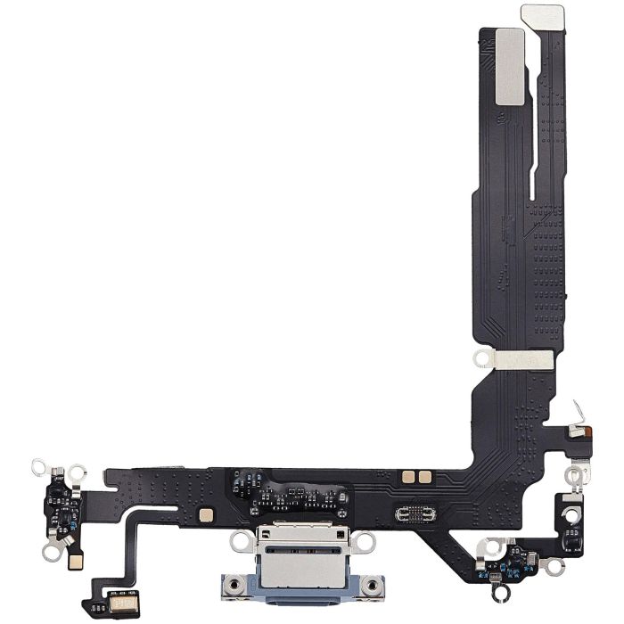 Ladebuchse Flexkabel für iPhone 17 (Aftermarket Plus) (Nebelblau)