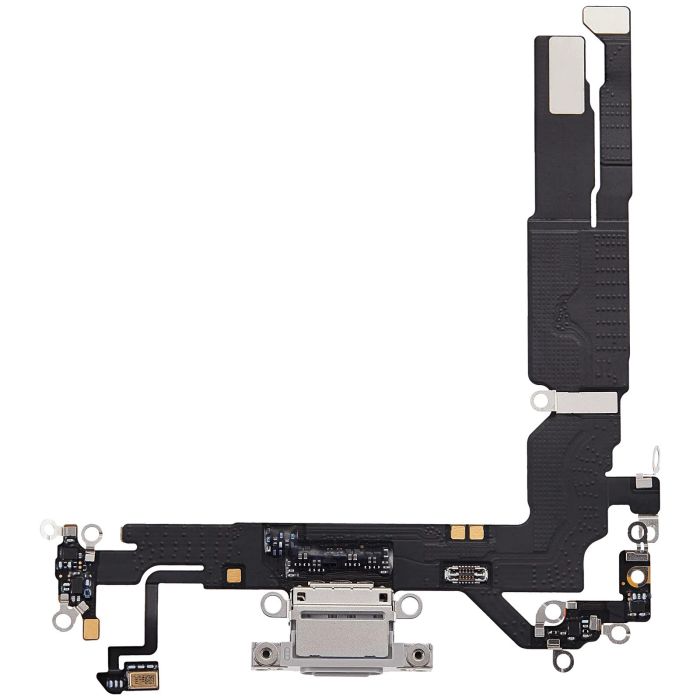 Ladebuchse Flexkabel für iPhone 17 (Premium) (Weiß)