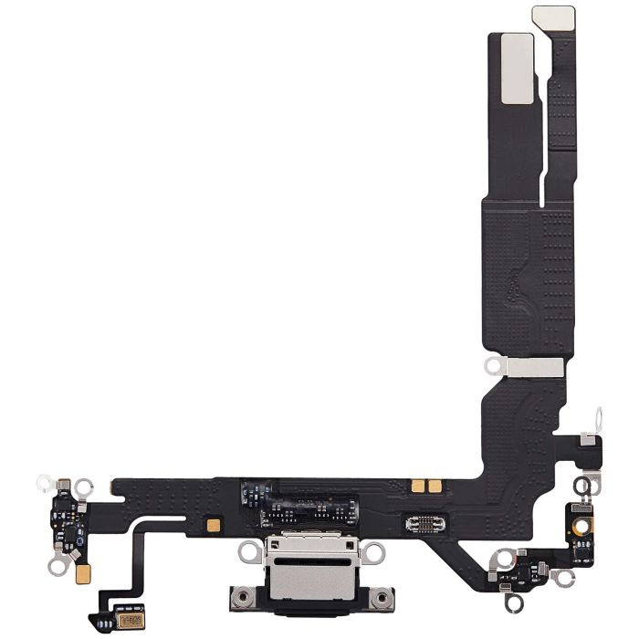 Ladebuchse Flexkabel für iPhone 17 (Premium) (Schwarz)