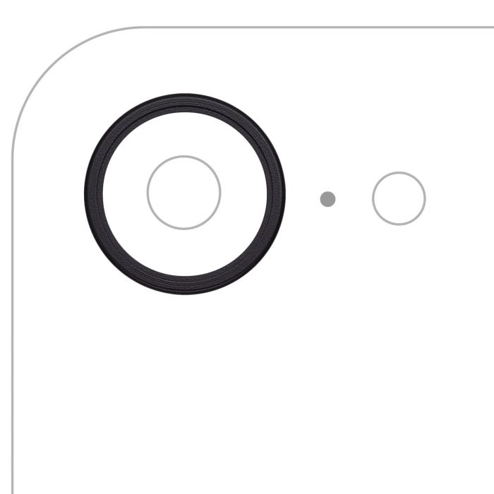Rückkamera Ring nur für iPhone 16e/ 17e (Schwarz) (10er Pack)