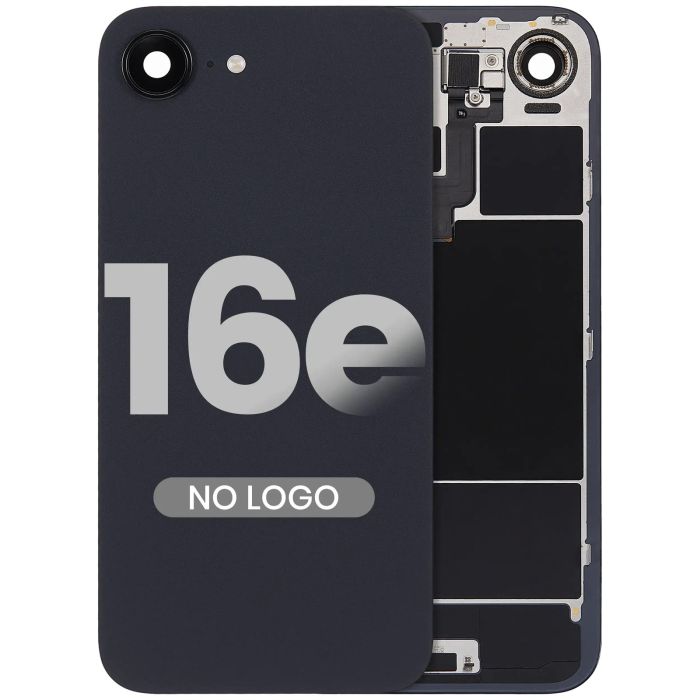 Rückglas mit MagSafe-Magnet, NFC & Blitz-Flex für iPhone 16e (Schwarz)