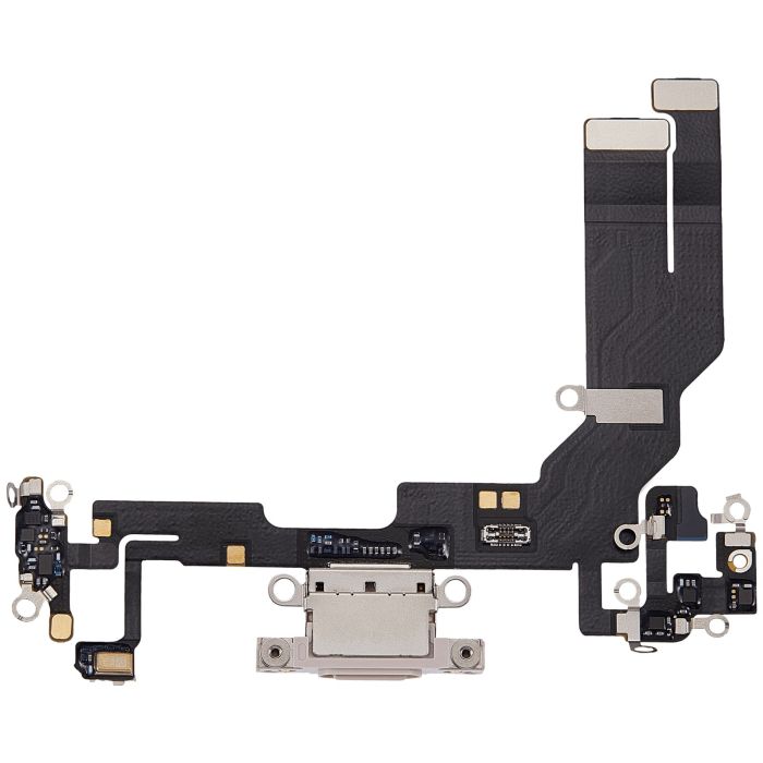 Ladebuchse Flexkabel für iPhone 17e (Premium) (Zartrosa)