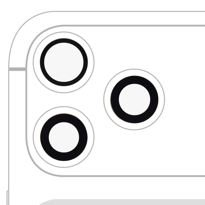 Rückkamera-Linse (nur Glas) mit Kleber für iPhone 17 Pro/ 17 Pro Max (Premium)