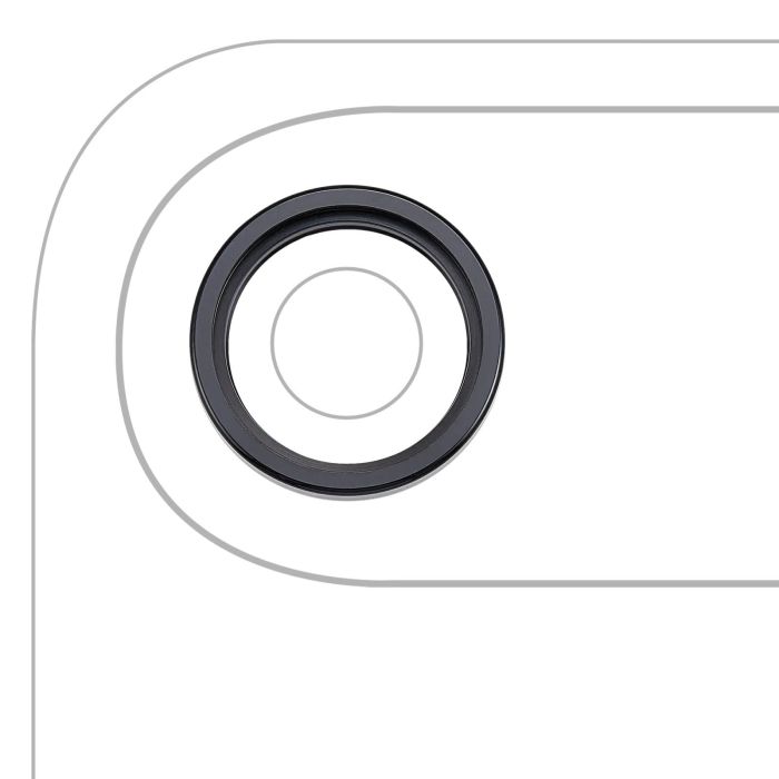 Rückkamera-Linse mit Halterung & Rahmen für iPhone Air (Space Schwarz)