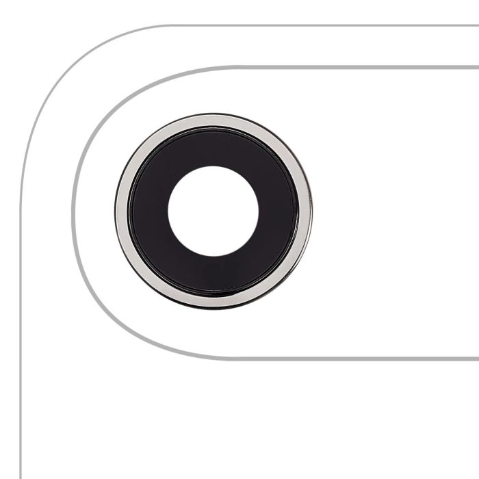 Rückkamera-Linse mit Halterung & Rahmen für iPhone Air (Wolkenweiß) (Premium)