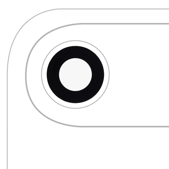 Rückkamera-Linse (nur Glas) mit Kleber für iPhone Air (Echt-Saphir) (10er Pack)