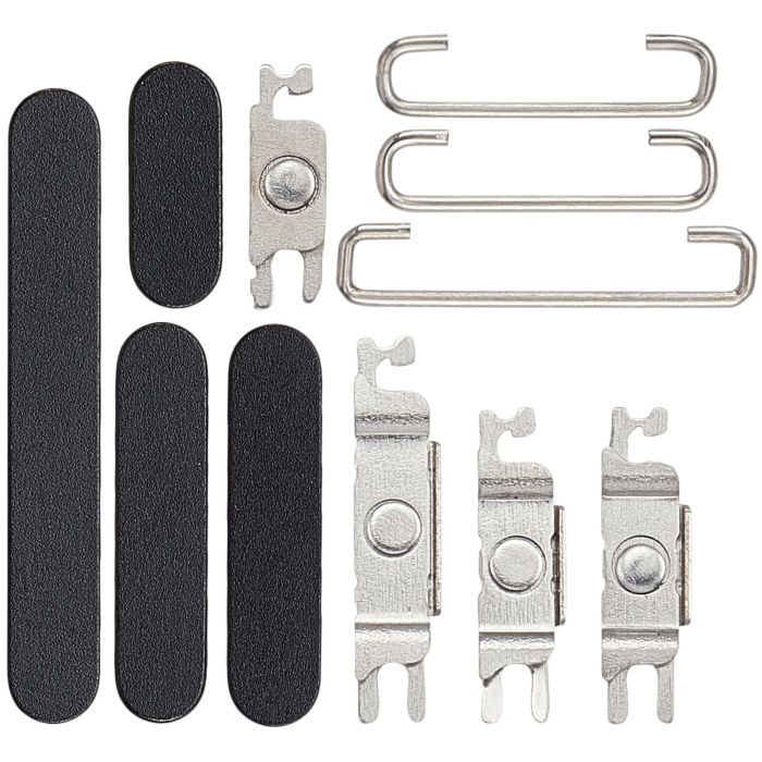 Tasten-Set (Power/ Lautstärke/ Schalter) für iPhone 16e (Schwarz)