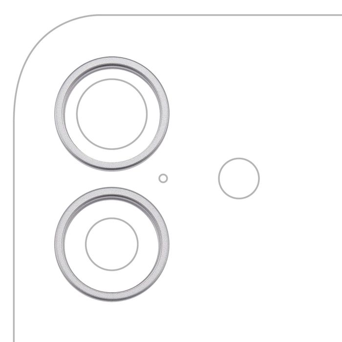 Rückkamera Ring nur für iPhone 17 (Weiß) (2-teiliges Set)
