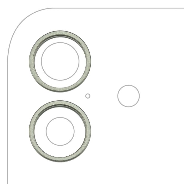 Rückkamera Ring nur für iPhone 17 (Salbei) (2-teiliges Set)