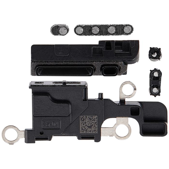 Lautsprecher-/ Mikrofon-Gitter für iPhone 17 (Schwarz) (10er Pack)