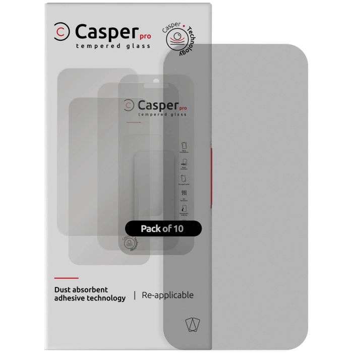Casper Pro Displayschutzglas für iPhone Air (10er Pack) (Matt)