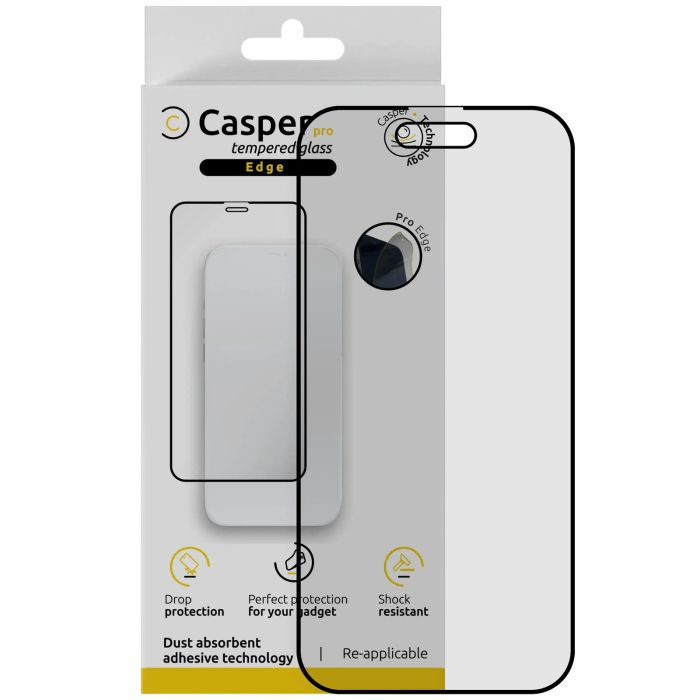 Casper Pro Rand Displayschutzglas für iPhone Air (Transparent)