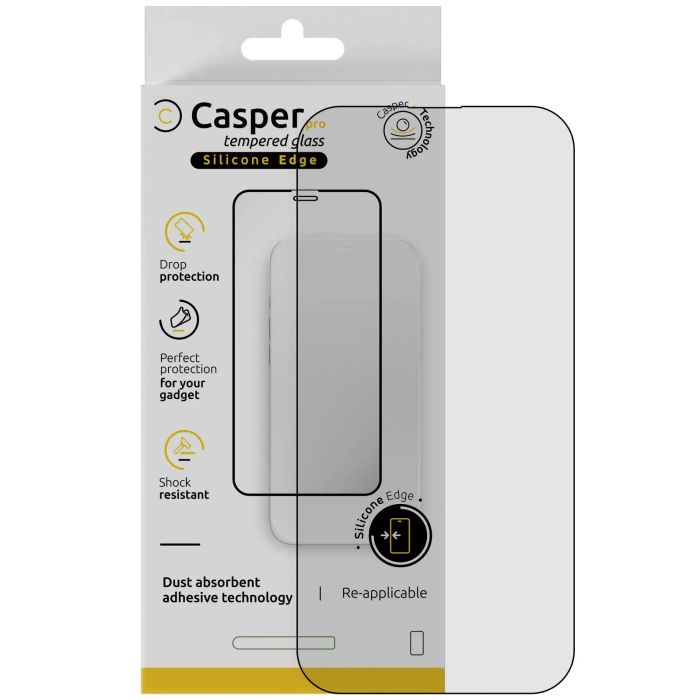 Casper Pro Silikon Displayschutzglas für iPhone Air (Transparent)