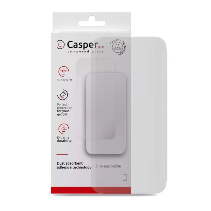 Casper Pro Displayschutzglas für iPhone 16 Pro Max (Retail-Verpackung) (Matt)