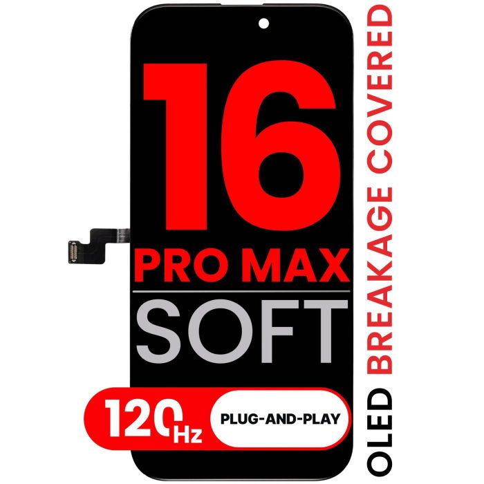 OLED Display Einheit für iPhone 16 Pro Max (Aftermarket Pro XO7 3.0 Soft)