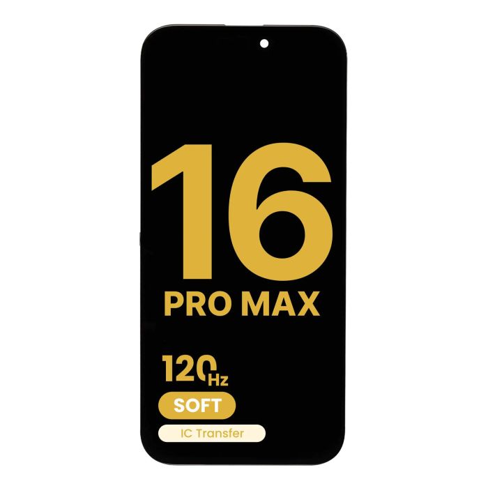 OLED Display Einheit für iPhone 16 Pro Max (Assembled: Soft) (120HZ)