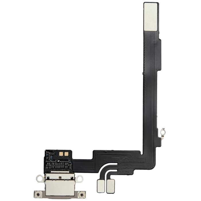 Ladebuchse Flexkabel für iPhone 16 Pro Max (Aftermarket Plus) (Titan Natur)
