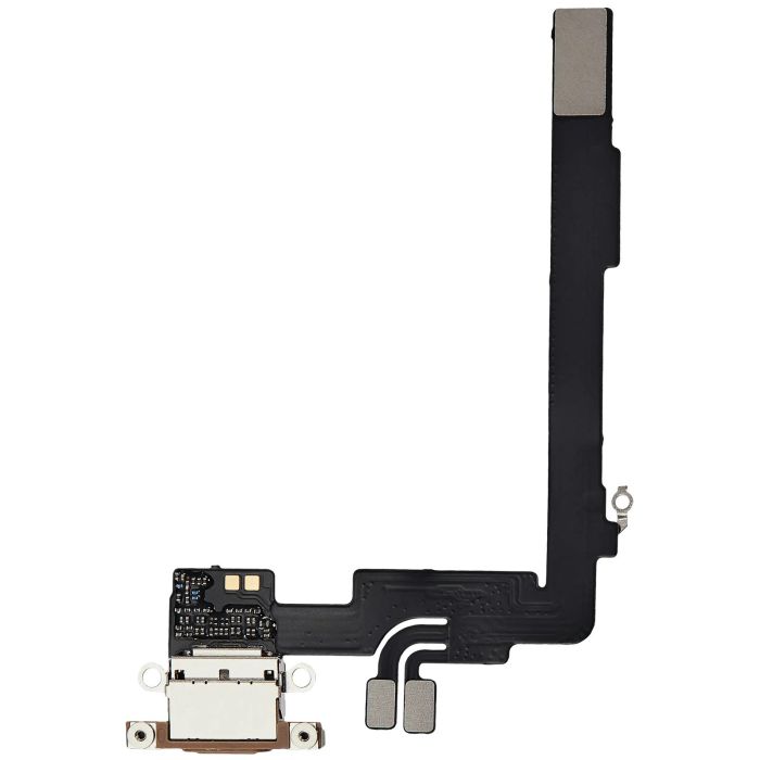 Ladebuchse Flexkabel für iPhone 16 Pro Max (Aftermarket Plus) (Titan Wüste)