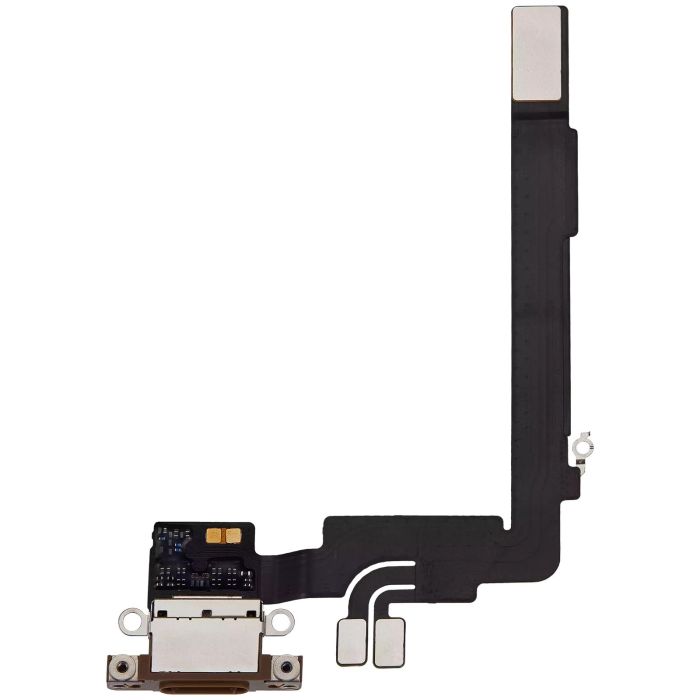 Ladebuchse Flexkabel für iPhone 16 Pro Max (Premium) (Titan Wüste)