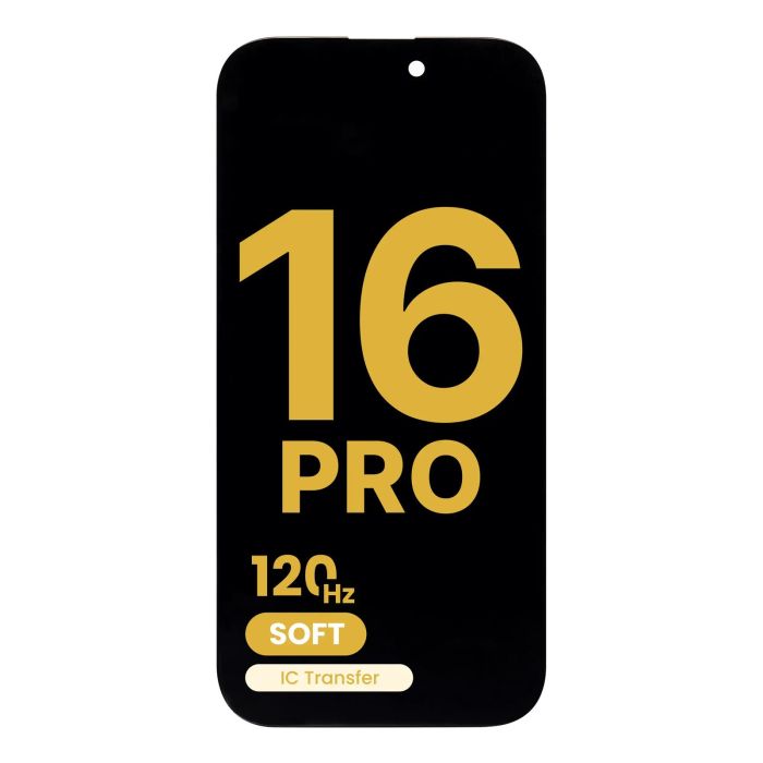 OLED Display Einheit für iPhone 16 Pro (Assembled: Soft) (120HZ)
