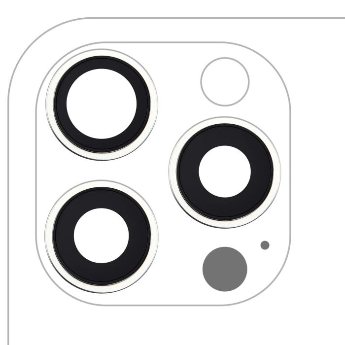 Rückkamera-Linse mit Halterung & Rahmen für iPhone 16 Pro/ 16 Pro Max (Premium)