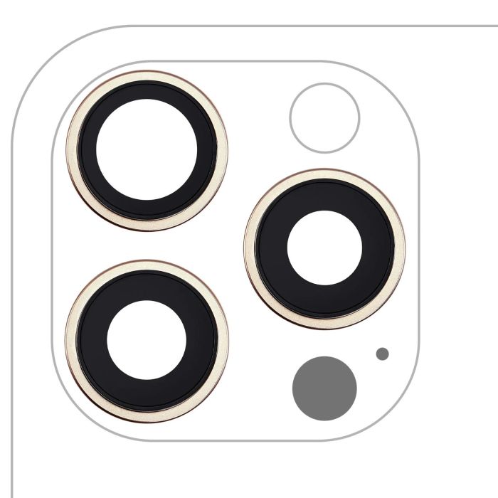 Rückkamera-Linse mit Halterung & Rahmen für iPhone 16 Pro/ 16 Pro Max Nr.3