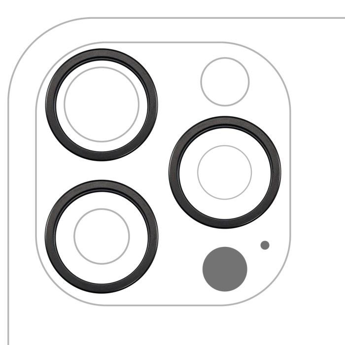 Rückkamera Ring nur für iPhone 16 Pro/ 16 Pro Max (3-teiliges Set)