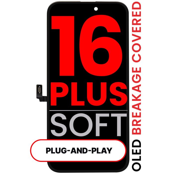OLED Display Einheit für iPhone 16 Plus (Aftermarket Pro XO7 3.0 Soft)