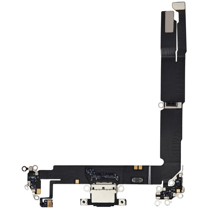 Ladebuchse Flexkabel für iPhone 16 Plus (Premium) (Schwarz)