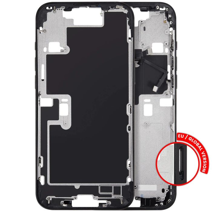 Mittelrahmen mit Power- und Lautstärketasten für iPhone 16 Pro Max