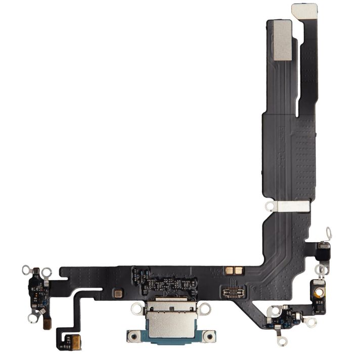 Ladebuchse Flexkabel für iPhone 16 (Aftermarket Plus) (Petrol)