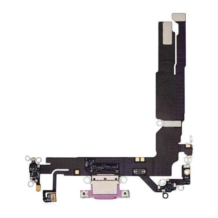 Ladebuchse Flexkabel für iPhone 16 (Premium) (Pink)