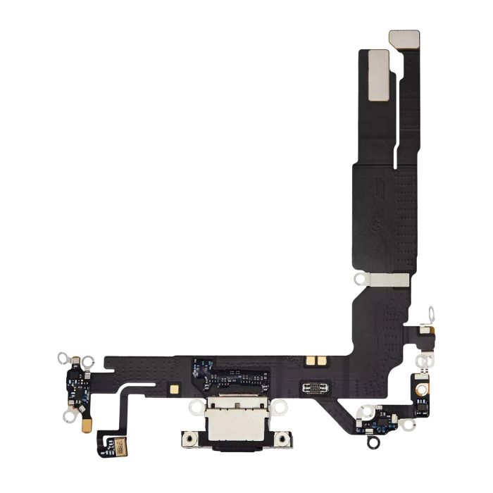 Ladebuchse Flexkabel für iPhone 16 (Premium) (Schwarz)