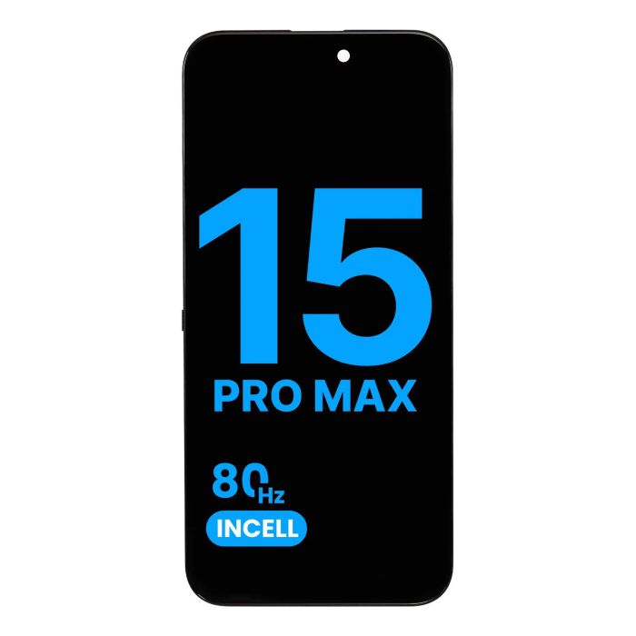 LCD Display Einheit für iPhone 15 Pro Max (Aftermarket AQ7/ Incell) (80HZ)