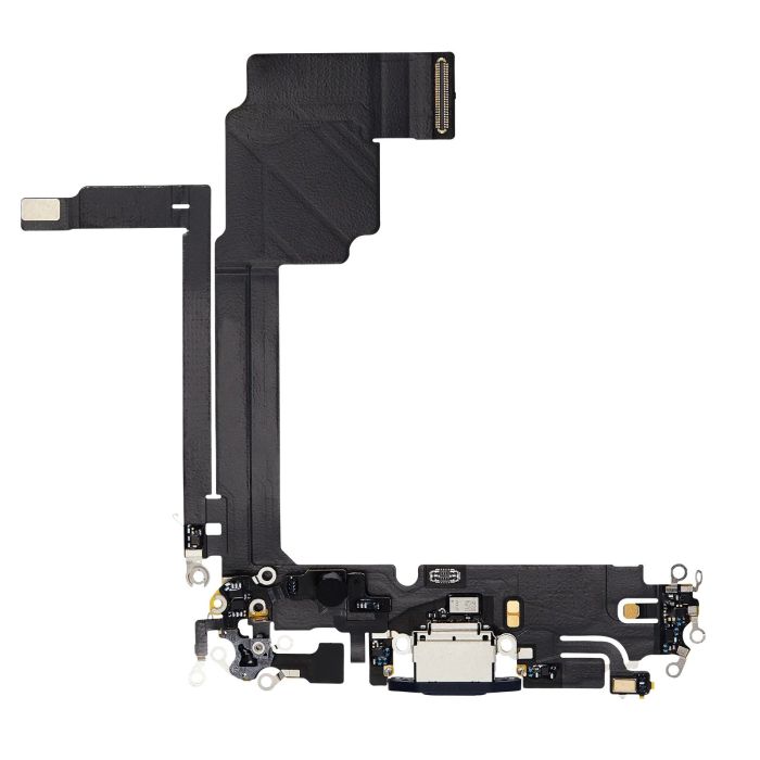 Ladebuchse Flexkabel für iPhone 15 Pro Max (Premium) (Titan Blau)
