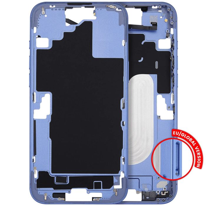 Mittelrahmen mit Power- und Lautstärketasten für iPhone 16 Plus (Ultramarin)