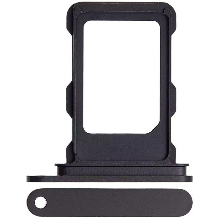 SIM-Kartenschacht Single für iPhone 16 Pro/ 16 Pro Max (Titan Schwarz)